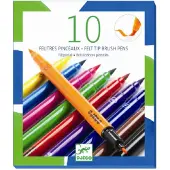 Djeco Marqueurs Magiques - 2 en 1 - 10 pces - Multicolore - - UneTaille - Marqueur