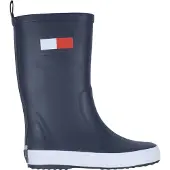 Tommy Hilfiger Bottes en caoutchouc 'RUDY' bleu / rouge cerise / blanc