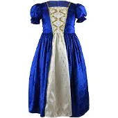Den Goda Fen Princess Costume Bleu 2-4 Years Enfants