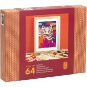 Djeco Atelier créatif 64 pour adultes Gobelin et broderie,