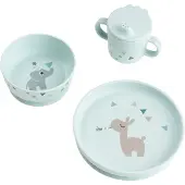 Done by Deer Celebration Foodie Suction Cup Tableware Bleu