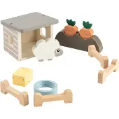 Done by Deer Tiny Farm Sheepy Game Set Argenté Enfants