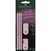 Faber-Castell Ensemble de crayons - Sleeve - 5 Parties - Rose - - UneTaille - Crayons