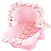 Götz Siège de Voiture à Poupée - Rose/Bordeaux - - UneTaille - Accessoires de Poupée