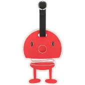 Hoptimist Étiquette de valise - Rouge - - UneTaille - Accessoire