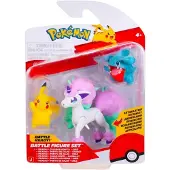 Pokémon Pikachugible & Ponyta Figure Multicolore