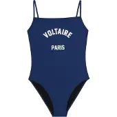 Zadig & Voltaire Maillot de Bain - Alanis - Medieval Blue av. Bl - - 14 ans (164) - Maillot de Bain