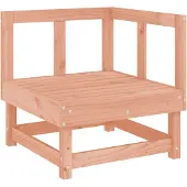 vidaXL Canapé d'angle de jardin en bois massif de douglas