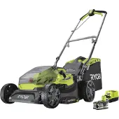 Ryobi RY18LMX37A-150 - tondeuse à gazon sans fil 18V 37 cm + 1x batterie 5Ah + ONE+ chargeur