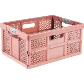 Keeeper Profi-Klappbox lea, 32 Liter, nordic-red Tragkraft: 30 kg, Softgriffe, Material: PP/TPE (32 l)