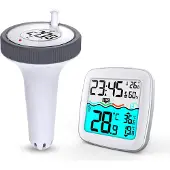 Berdsen Station météo avec sonde de piscine BD-913 blanc