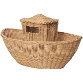Ferm Living Panier de stockage - Braided Ark - 60x41x30 cm - Nat - - UneTaille - Rangement