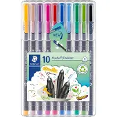 Staedtler Marqueurs Magiques - 10 pièces - Triplus Fineliner - 0 - - UneTaille - Marqueur
