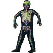 Smiffys Déguisement - Glow In The Dark Skeleton - Multi - - 4-6 ans (104-116) - Costumes