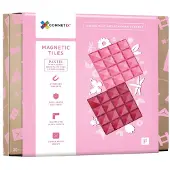 Connetix CT-P-PB002-BP - Plaque de base en deux parties, lot rose et framboise