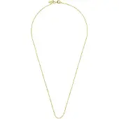 Design Letters Collier - 40 cm - Plaqué or - - UneTaille - Bijoux