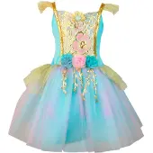 Great Pretenders Déguisement - Mermalicious - Pastel Aqua - - 5-6 ans (110-116) - Costumes