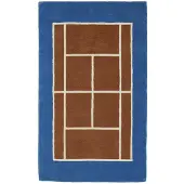 OYOY Couverture - Tennis Couverture - 150x88 cm - Caramel/Optiqu - - UneTaille - Couverture
