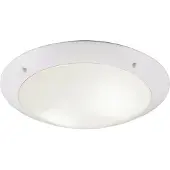 TRIO Lampe de plafond Camaro 33cm blanc mat