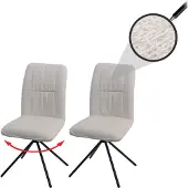 MCW Chaise de salle à manger -N99 (lot de 2)