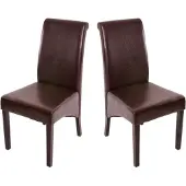 Mendler Chaise de salle à manger Cesena (lot de 2)