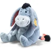 Steiff Disney Doudou Eeyore bleu 25 cm - Jouets en peluche âne