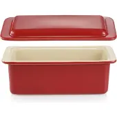 Tescoma Keramische Backform Toastbrot DELÍCIA, Moule à gâteau, Rouge