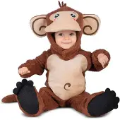 MOM Bun Baby Costume Beige 7-12 Months Enfants
