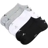 Puma Chaussettes de sport gris / noir / blanc