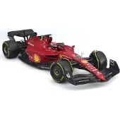 Bburago Véhicules Miniatures Die Cast 1/18 Ferrari - 2022 Formule 1 - Avec Casque #Leclerc