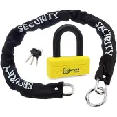 Urban Security Cadenas de sécurité urbaine, modèle 120 Sra Loop+ur75, couleur jaune, longueur 120 cm