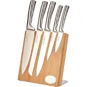Laguiole Bloc Bambou 5 Couteaux Météor