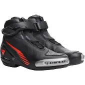 Dainese Superya Noir Rouge Fluo Chaussures de Moto Taille 40