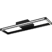 Eglo connect.z Smart Home LED Plafonnier Salivilanas-Z, ZigBee, App etvocale Alexa, CCT, dimmable, plafonnier métallique noir