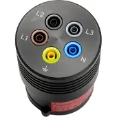 Benning TA 7-32 Adaptateur de mesure CEE mâle 32 A 5 pôles - femelle 4 mm noir (044041)