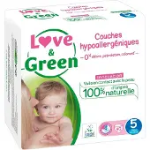 Love & Green Couches hypoallergéniques Love&Green T5 de 11 à 25 kg x40