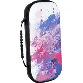 Konix Geek Star Housse Étui De Protection Et Transport Pour Console Nintendo Switch - Rangement 8 Jeux - Motif Étoiles