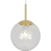 Nordlux Suspension en verre Chisell laiton Ø 15cm