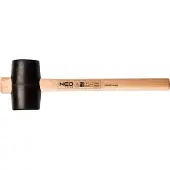 Neo Tools Marteau en caoutchouc 65 mm/425 g, manche en hickory