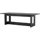 Venture Home Milly table de salle à manger 100x235cm noir.