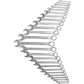 Bgs 1190 Jeu de clés à fourche, selon DIN 3113A, 6-32 mm, 25 pcs.