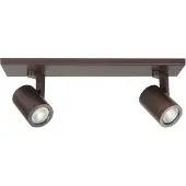 Highlight Projecteur de surface à deux lumières Halo choco - GU10