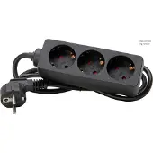 Kopp multiprise 3x standard noir avec protection enfants