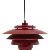 Dyberg Larsen Suspension , Ejka, dimmable, Rouge, Salon / séjour, Métal, Design