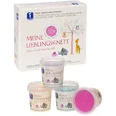 Feuchtmann Set de modelage pailleté Premium, 4x130 g,