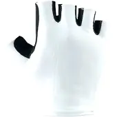 Bioracer Gants courts Road Summer, blanc, taille M (hommes), blanc, taille M (femmes)