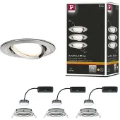 Paulmann Luminaire LED encastré Nova Plus Set de base orientable