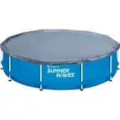 Summer Waves Bâche pour piscine ronde tubulaire