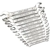 BRÜDER MANNESMANN mannesmann jeu de 12 clés a fourche - 6 a 32 mm - chromé