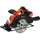 YATO Scie circulaire sans fil 18 V, diamètre de lame 165 mm, modèle solo